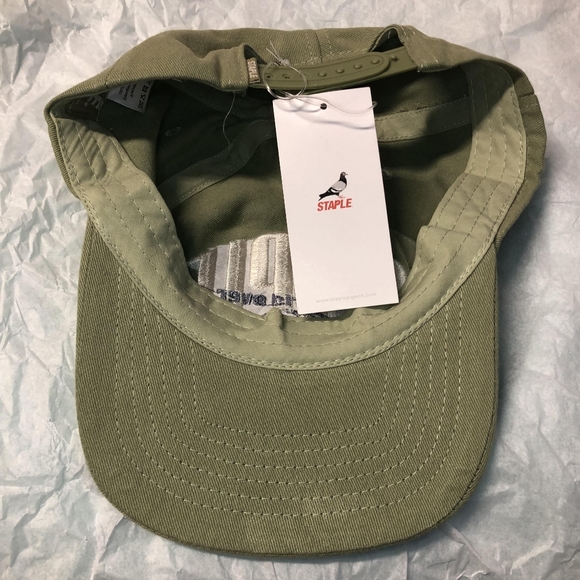 Staple Montrose “Staple the World Over” Snapback Hat Sage New with Tags - Picture 2 of 3